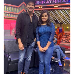 Sivaangi Krishnakumar Instagram - *Internally screaaamingggg* 😍 Do watch me today on Mr & Mrs Chinnathirai doing a small role for Anjali Prabhakar Jodi😁@9:30