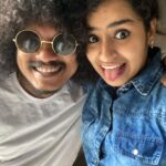 Sivaangi Krishnakumar Instagram - After a longtime 😍 @vijaytvpugazh ❤️❤️