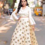 Sivaangi Krishnakumar Instagram – 🤍🤍
Styling @indu_ig 
Wearing @tweety_threads 
Muah @suni_makeup_hair 
PC @raghul_raghupathy @sinty_boy