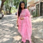 Sivaangi Krishnakumar Instagram – 🌸🌸💐
Wearing @elegant_fashion_way 
Muah : @suni_makeup_hair