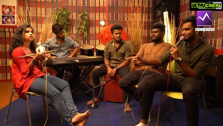 Sivaangi Krishnakumar Instagram - Do watch Sing with Sivaangi @mediamasons YouTube channel for the full episode😁❤️ and also subscribe 😍
