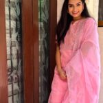Sivaangi Krishnakumar Instagram – 🌸🌸💐
Wearing @elegant_fashion_way 
Muah : @suni_makeup_hair