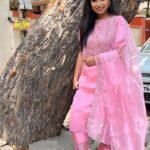 Sivaangi Krishnakumar Instagram – 🌸🌸💐
Wearing @elegant_fashion_way 
Muah : @suni_makeup_hair