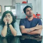 Sivaangi Krishnakumar Instagram - My first ever tiktok with @dul_kish bro❤️ I know it's cringeworthy but it's okay😆 . . #tiktok #theribaby