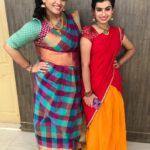 Sivaangi Krishnakumar Instagram - Traditional outfits are cool♥️ . . #supersinger7 #vijaytelevision