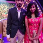 Sivaangi Krishnakumar Instagram - Chancey illa💯💥 . . . @anirudhofficial #supersinger7 #vijaytv #vijaytvsupersinger EVP Film City