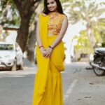 Sivaangi Krishnakumar Instagram – A yellow dress and yelloads of happiness 💛🌝
PC @arunprasath_photography 
Wearing : @label_prabuselvaraj 
@prabuselvaraj_