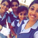 Sivaangi Krishnakumar Instagram - 😘❤ @supraja.sriram @monisha1300 @tarunya_rajesh