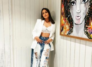 Sonakshi Sinha Instagram - Need to get shredded. Like my pants. Styled by @mohitrai (tap for deets) Nails: Get Me Candy from @itssoezi 💕