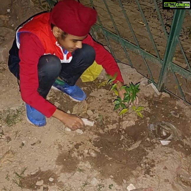 Sonia Mann Instagram - Started a plantation drive started by @soniamann01 . Planted 6 plants in Our ward I request all of you to plant a tree