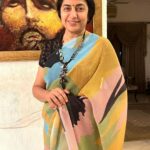 Suhasini Maniratnam Instagram – Me liking these micro pleated sarees.