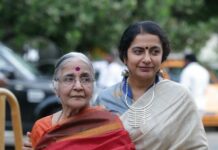 Suhasini Maniratnam Instagram - I decided to be nice to her today. She is nice to me always and in all the planets