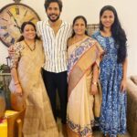 Sundeep Kishan Instagram - Happy Mother’s Day to the 3 most important women of my Life… 🤍 Amma , Papaka (Aunt) & Mouni… 🤍 Love You 🤍 Ok going back to being a brat now 🙇🏻 @kanaka.durga.75873 @pb.mounica
