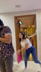 Sunny Leone Instagram - Tag that friend who does this!! Here's me and @rajputpaayal teaching @vishnumanchu a lesson!! 😂😂 #Reelsinstagram #prankvideos #reelitfeelit