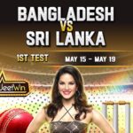Sunny Leone Instagram - The Cricket Fever doesn’t stop at @jeetwinofficial , it’s going to be an exciting Test battle between Bangladesh Vs Sri Lanka 🏆 🙏 Keep your predictions streaming and continue your winnings flowing 🎁 Join now from the swipe up link in the story to start winning 💰 #Sunnyleone #Jeetwin #Bangladesh #Srilanka #Testmatch #Cricket
