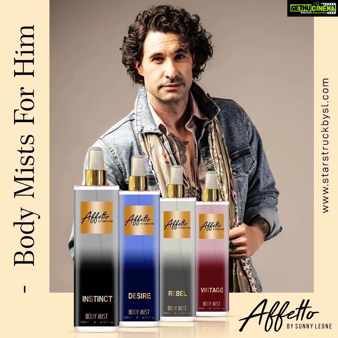Sunny Leone Instagram - Affetto Body Mists - Proven to get you compliments. Pick out the perfect fragrance for you this season online - starstruckbysl.com . #BodyMists #affettobysunnyleone #fragrances #scentoftheday