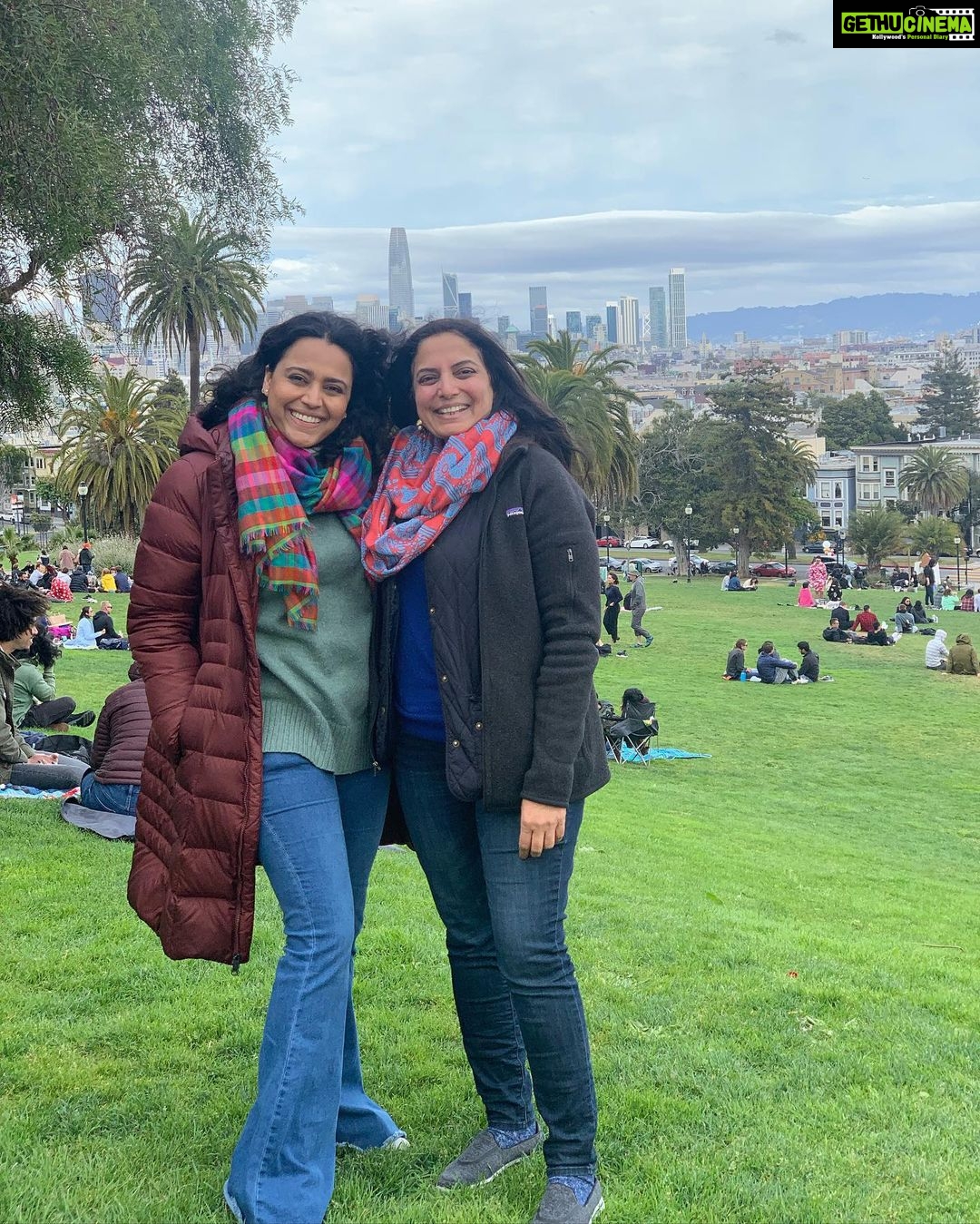 Swara Bhaskar Instagram - First visit to #sanfrancisco Forgot to post pics.. so here is a dump.. some gorgeous street art, yummy hot chocolate, a visit to a quaint bookshop, lots of walks and the love and indulgence of family! #throwback #feelsoblessed #travelgram #sanfran #streetart San Francisco, California