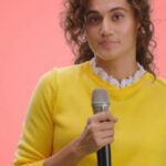 Taapsee Pannu Instagram - Where are we going with these thoughts? Who will bridge the gap? Who will tell us if there is any actual logic behind all these myths?! #excusethemyth #ourlaiqa #laiqa #expertstalk #periodtalk #trending