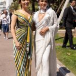 Tamannaah Instagram - @tamannaahspeaks x @diipakhosla Just 2 Indian women out here supporting each other and their country at @festivaldecannes 🇮🇳🤎