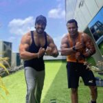 Thakur Anoop Singh Instagram – Wishing my Brother @thakurarjunsingh___  love, warmth and lot of happiness on The Brothers Day, & thanking him for making my whole life remarkable with his never ending support!! ❤️ 

PS : I am jealous of his Calves muscles 😒 Nitrro Bespoke Fitness Powai