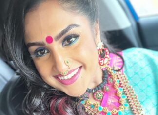 Vanitha Vijayakumar Instagram - COMING SOON 💕 @vanithavijaykumarstyling @vanithavijaykumarstudios Kutralam Waterfalls Tenkasi