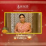 Vidya Balan Instagram - May the divine blessings be with you on this Akshaya Tritiya and always. Buy exclusive jewellery from your nearest @sencogoldanddiamonds store, or visit www.sencogoldanddiamonds.com
