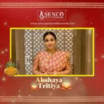 Vidya Balan Instagram – May the divine blessings be with you on this Akshaya Tritiya and always. Buy exclusive jewellery from your nearest @sencogoldanddiamonds store, or visit www.sencogoldanddiamonds.com