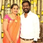 Vijay Vasanth Instagram - Wishing us a Happy Anniversary Nithya. It had been a wonderful journey of 12 years and wishing many more years of togetherness. #WeddingAnniversary