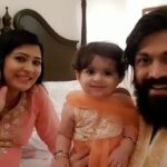 Yash Instagram - It's our lil one's first Deepavali.. it couldn't get anymore special. HAPPY DEEPAVALI from us to you all.. oh and Ayra had something special to say too.. u got it? 😉 Have a safe and blessed one 🙏