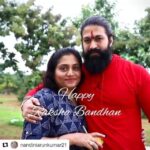 Yash Instagram - Happy Raksha Bandhan Nandu🤗 @nandiniarunkumar21 Happy Raksha Bandhan to all the brothers and sisters out there 😊👍 #Repost @nandiniarunkumar21 ・・・ HAPPY RAKSHABHANDANA ANNA..Today’s celebration at farm house 🏡...