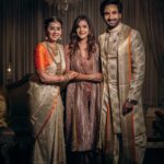 Aadhi Pinisetty Instagram - A biggg shoutout to our wedding designer @ambitrix & her team @thea3project ♥️ To the team that worked back-to-back late nights to make this day special for us, we want to say a big thank you for making all our events amazing. Ambika, all you guys have been so fab. Right from the fun questionnaire round with us at home, to the marathon meetings at your office, the whole process of working with you has been effortless & fun. Thank you all for making everything so pretty & beautiful ! Our wedding wouldn’t be the same without you 🤗✨ May you guys keep reaching greater heights ✨ Much love to you & your entire team at A-Cube ♥️ Aadhi & Nikki