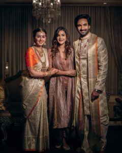 Aadhi Pinisetty Instagram - A biggg shoutout to our wedding designer @ambitrix & her team @thea3project ♥️

To the team that worked back-to-back late nights to make this day special for us, we want to say a big thank you for making all our events amazing.
Ambika, all you guys have been so fab.
Right from the fun questionnaire round with us at home, to the marathon meetings at your office, the whole process of working with you has been effortless & fun.
Thank you all for making everything so pretty & beautiful !
Our wedding wouldn’t be the same without you 🤗✨
May you guys keep reaching greater heights ✨

Much love to you & your entire team at A-Cube ♥️ 
Aadhi & Nikki