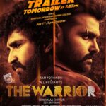 Aadhi Pinisetty Instagram - Gear up for the big war! #TheWarriorrTrailer is coming tomorrow at 7:57pm! #TheWarriorr @ram_pothineni @dirlingusamy @thisisdsp @krithi.shetty_official @srinivasaasilverscreenoffl @srinivasaachitturi @iaksharagowda @sujithvaassudev @anbarivu_film @thisisputta @adityamusicindia @masterpiece.offl