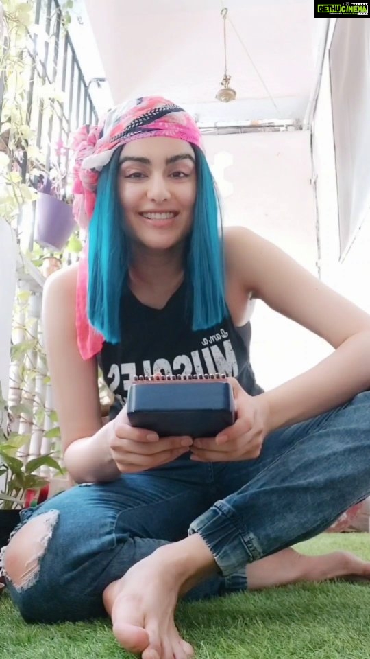 Adah Sharma Instagram - Jeene ki wajah yehi hai , marna issi ke liye π , , , P,S, haha yaa see whats written on my tee ,,, going to go make some now ,,,bye ! , , #100YearsOfAdahSharma #adahsharma #kalimba #raabta #ThisIsMyHouseKaBalconyTookThisVideoBeforeILeftHome #NowIfOnlyYouAllReadMyLongHashtags #GoingToGoMakeSomeMusclesNow #100YearsOfAdahSharma #adahsharma