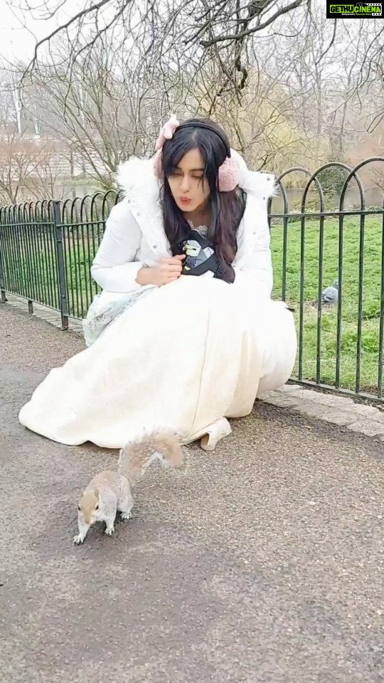 Adah Sharma Instagram - I'm Nuts about you !!! πΏβ€ This is an extended version to the video i posted before,,,, he came back and i didn't have more nuts πππππ Everrrrryyyyyday i carried nuts to the park innnnnn case i find wild squirrels,,,, this day we were filming in a crowded area on the streets and there we met!!!! And i was short of nuts π₯Ί , , , , #100YearsOfAdahSharma #adahsharma #squirrelsofinstagram #squirrels #LondonTourism #londonlife , , , P,S, i tried to entice him with my seetis π₯²π London, United Kingdom
