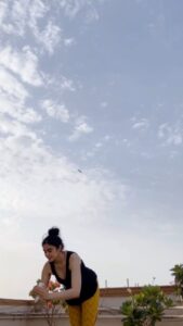 Adah Sharma Instagram - सर्वे भवन्तु सुखिन: 🐚 P.S. if you spotted the airplane in the video leave your name in the comments Anandi the kite (chidiya not patang) will drop off a 