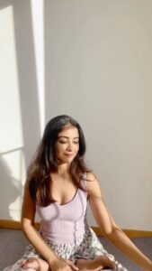 Aditi Chengappa Instagram - Loving the luxe Amethyst Elixir bottle from @rosado.gemtherapy, such a beautiful and yet practical design 🌟 
.
.
#wellness #amethyst #healthylifestyle #werbung #berlin #rosado #yoga #meditation #beauty #healthtips #aesthetic #luxe