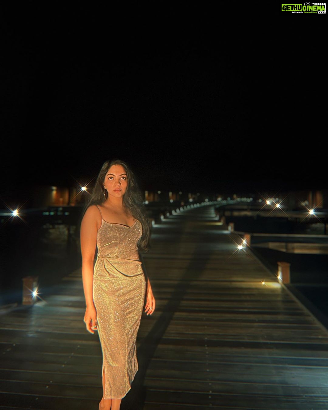 Ahana Kumar Instagram - One of those nights when land is starrier than the sky 💫 Hideaway Beach Resort & Spa Maldives