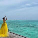 Ahana Kumar Instagram - washed ashore … How beautiful are you .. @hideawaybeachmaldives 🌻 @pickyourtrail 🌸 Wearing @ahamboutique ✨ @linkinrepspvtltd #Pickyourtrail #UnwrapTheWorld #LetsPYT #hideaway #maldiveshideaway #hideawaybeachmaldives #myhideaway #LinkinReps #Maldives #vacation 🦋 Hideaway Beach Resort & Spa Maldives