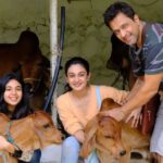 Aishwarya Arjun Instagram - Happiness in its purest form... @aishwaryaarjun @anj204