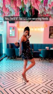 Aishwarya Sakhuja Instagram - For years people have been complimenting me on my height and I love it all. But every now and then I am also told that since I’m tall I should avoid wearing heels because it makes the other people around feel short-er😂 I respond to it by wearing higher heels the next time I meet them🤪🤪🤪 . . . #feelkaroreelkaro #feelitreelit #tallgirls #heels #heelsaddict #reels #reeling #reelsinstagram #instagood #aishwaryasakhuja