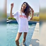 Aishwarya Sakhuja Instagram - Don't Disturb, It's Pool O'clock . . #photooftheday #goodtimes #goodvibes #fyp #poolvibes #blueskies #instagood #instadaily #aishwaryasakhuja