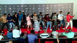 Ajaneesh Loknath Instagram - I feel elated and happy that #RaRaRakkamma could bring all of the gems together on one stage. This will forever be one of the most memorable moment for me❤️

@kichchasudeepa @nimmashivarajkumar @theravichandrav @ramesh.aravind.official  @rakshitshetty @rishabshetty77 @dhananjaya_ka @srujanlokesh @akul_balaji @jacquelinef143 @anupsbhandari @shaliniartss @neethaashok01 @bobby_c_r  #VikrantRona #VRonJuly28 #VRin3D #Abbsstudios