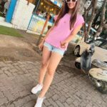 Akanksha Puri Instagram - Colour me Pink 👄💓 . . #picoftheday #photoofday #instagram #instagood #love #fun #smile #coffee #rains #happy #goodvibes #mood #fitness #girl #me #beingme #akankshapuri #❤️
