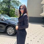 Akanksha Puri Instagram - Be Happy , Be bright …Be YOU 💗 . . #goodmorning #goodvibes #instagood #photooftheday #fashion #black #style #lifestyle #smile #beautiful #beingme #akankshapuri #❤️