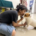 Akshara Haasan Instagram - Puppy love series. Secrets are always best kept with our besties. Secret session with this cutie @connor_theterrier