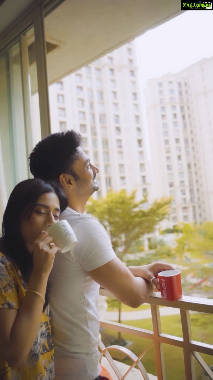 Amrita Rao Instagram - Let me wake up next to you, have coffee in the morning and wander through the city with your hand in mine, and I’ll be happy for the rest of my little life ❤️🤗 #sunday #sundayvibes #morningvibes #couplegoals #coupleofthings #loveislove #reels