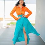 Anasuya Bharadwaj Instagram - Its a stretchy kind of a #Thursday #LazyLamhe 🫠 For #Jabardast #tonyt Outfit & Styling : @gaurinaidu 🩱 PC: @freeze_the_seconds46 🧡