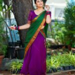 Anasuya Bharadwaj Instagram - #FolkTheme in #SuperSingerJunior🎤🎶🎵 #Tonyt #9pmOnwards only on @starmaa Outfit&Styling @gaurinaidu 💜 PC: @freeze_the_seconds46 🪁