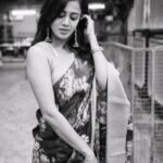 Anjana Rangan Instagram - For #nenjukkuneedhi Thanks giving meet Saree: @kanakadharadrapes Blouse : @magicbyjeeni